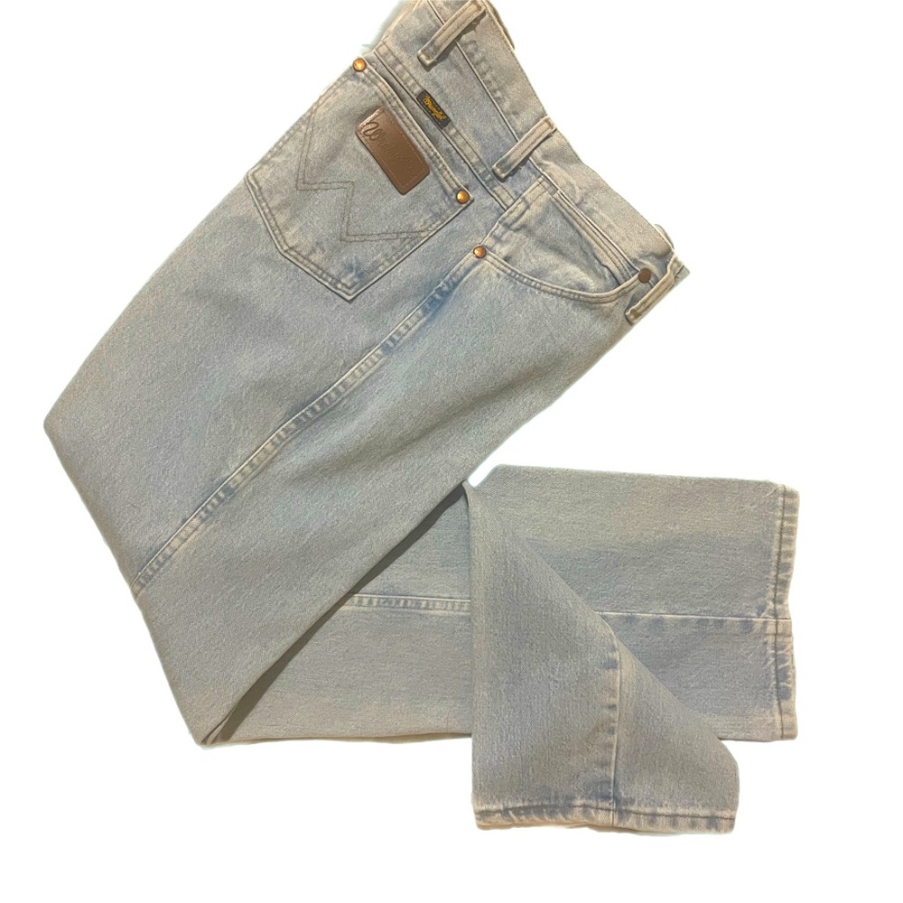 Wrangler Mens 36waist 32length Light Blue